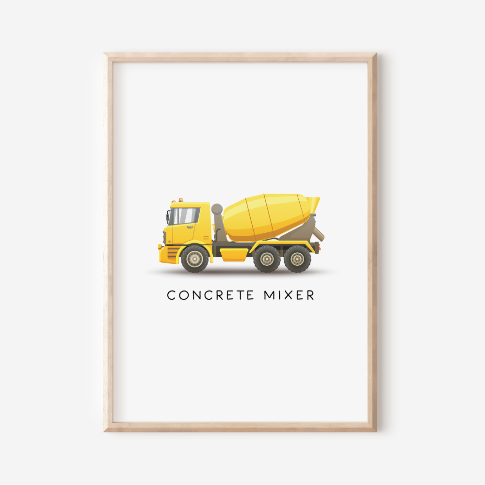 Concrete Mixer | Art Print