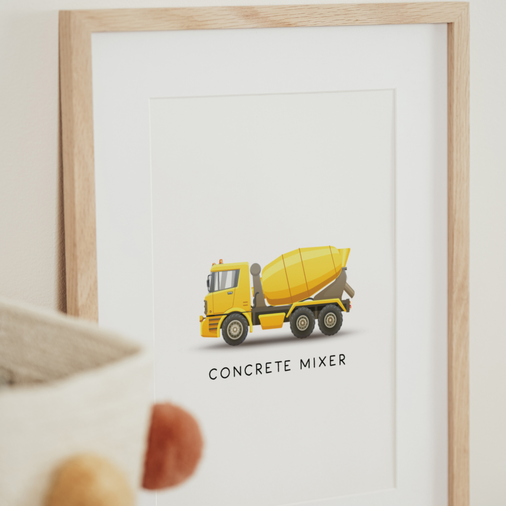 Concrete Mixer | Art Print
