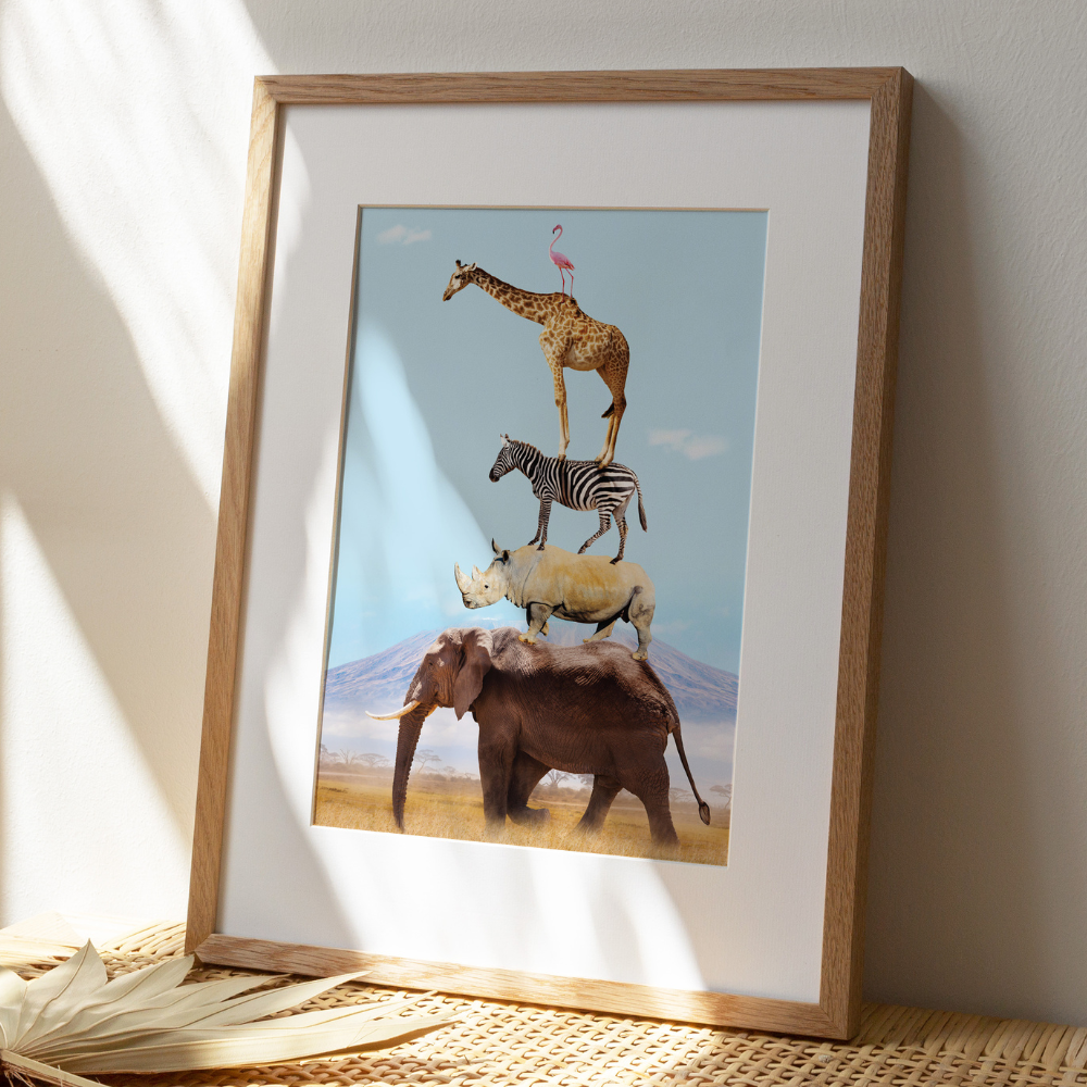 Safari Stack | Art Print