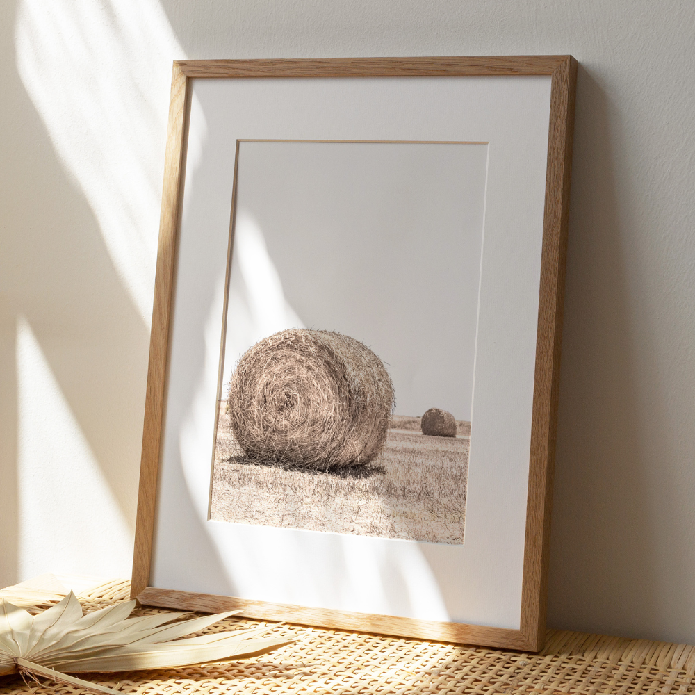 Farm Hay Bales | Photography Art Print