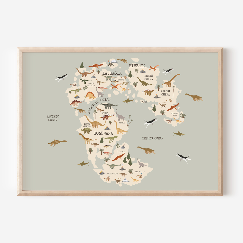 Gondwana Dinosaurs | Art Print
