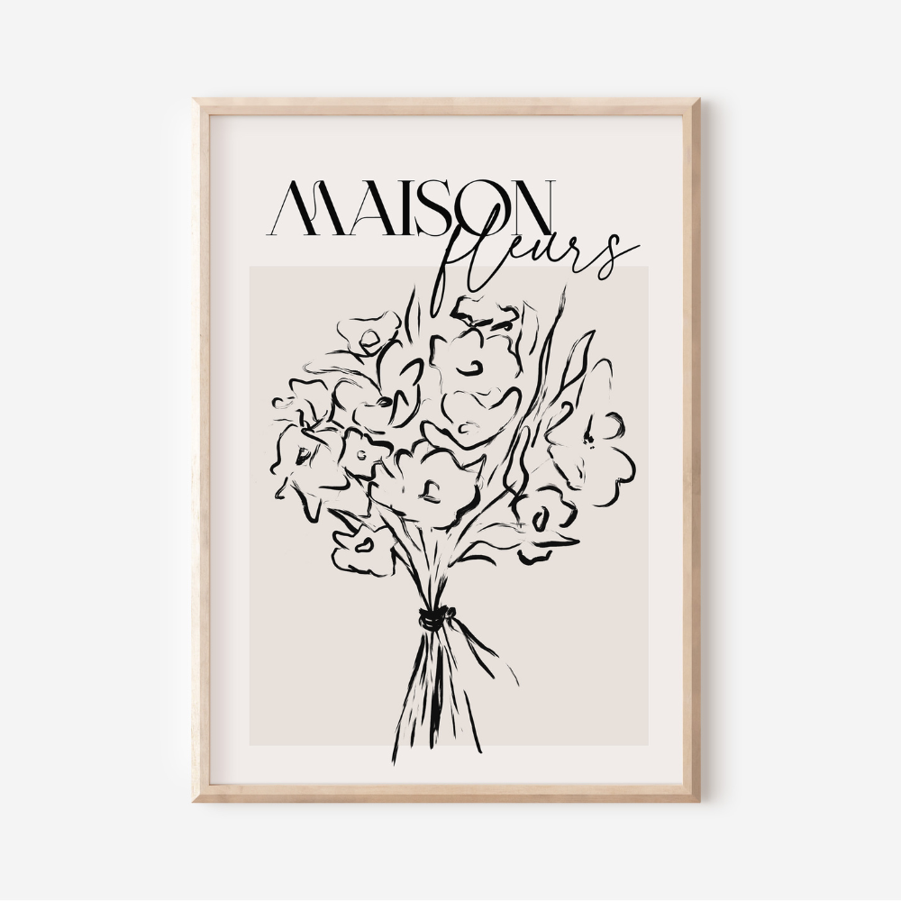 Maison Fleurs | Art Print