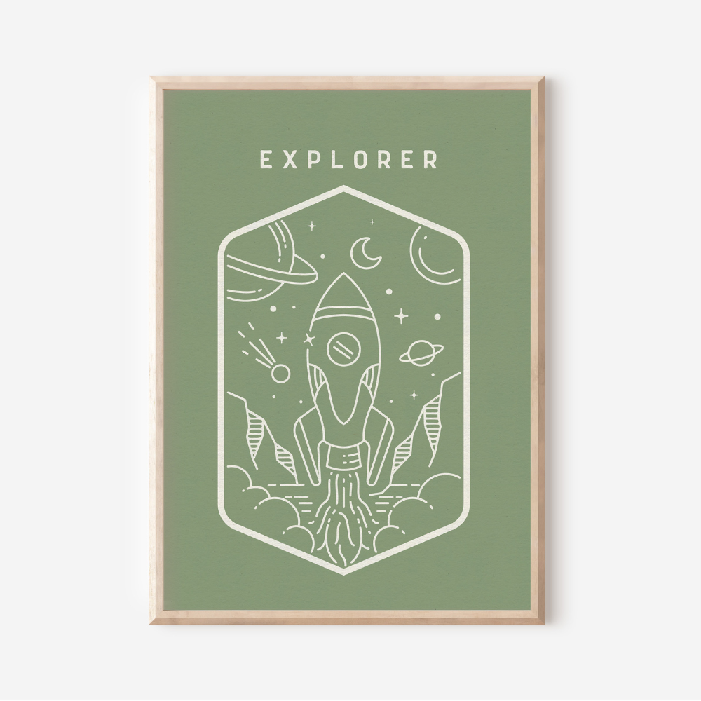 The Explorer | Art Print