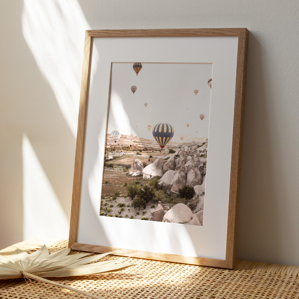 Balloons Over Valley | Photography Art Print
