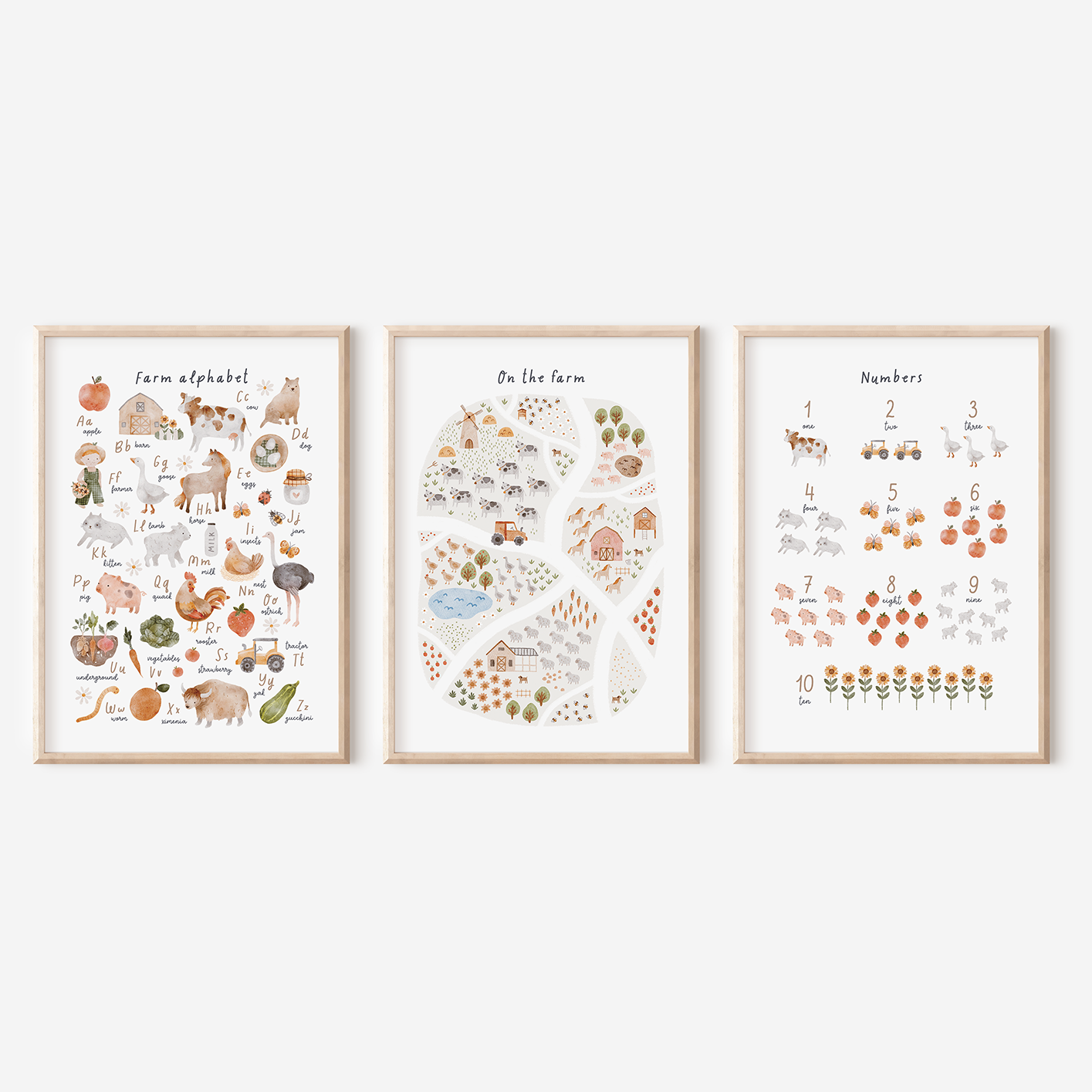 Farm Alphabet | Art Print