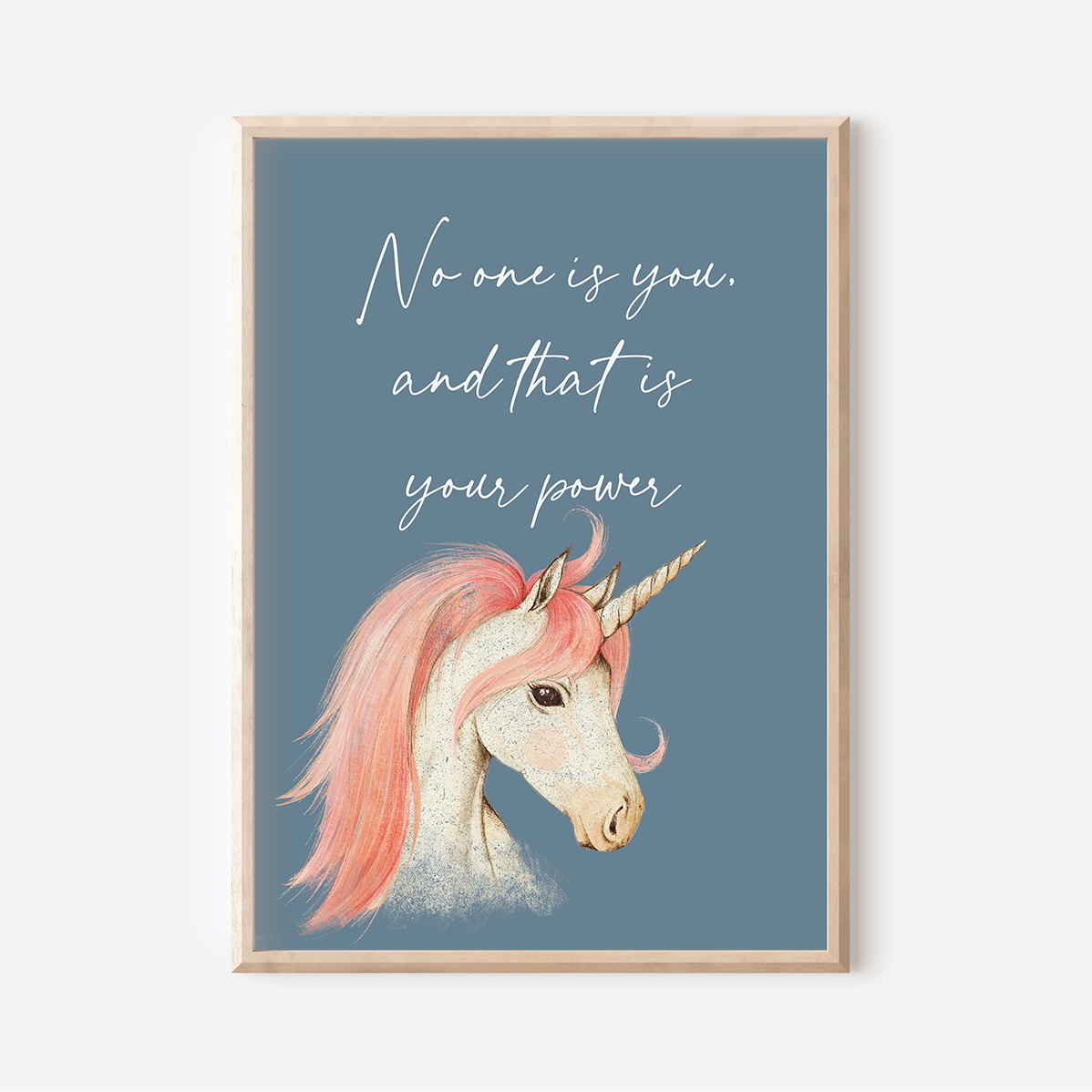 No One Is You - Unicorn | Art Print