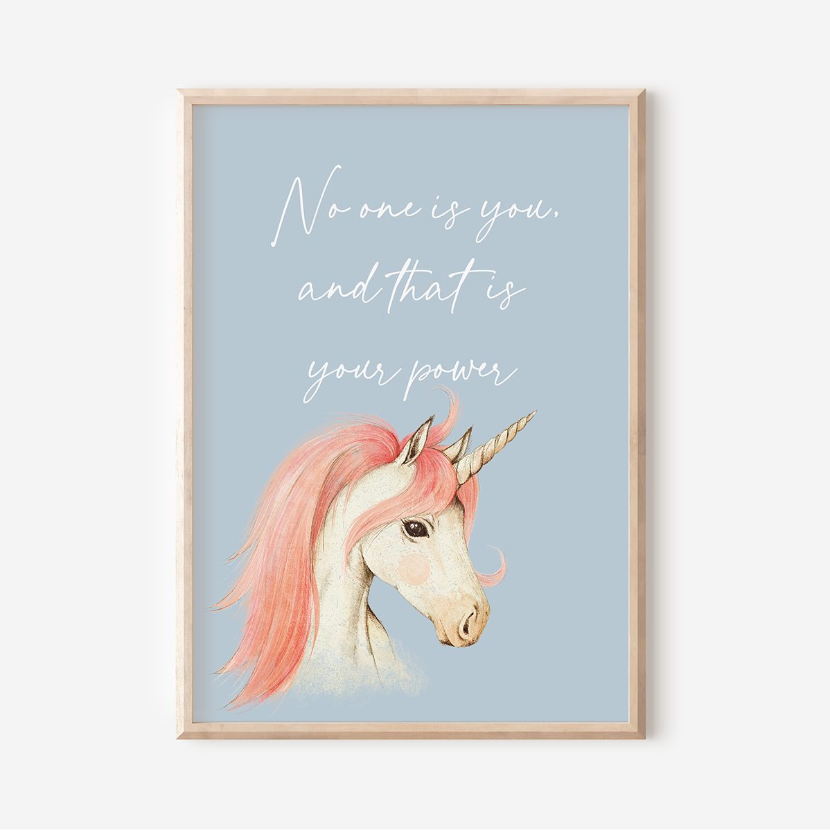 No One Is You - Unicorn | Art Print