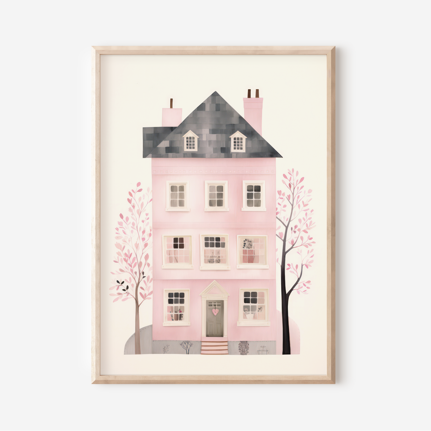 Pink Dollhouse | Art Print