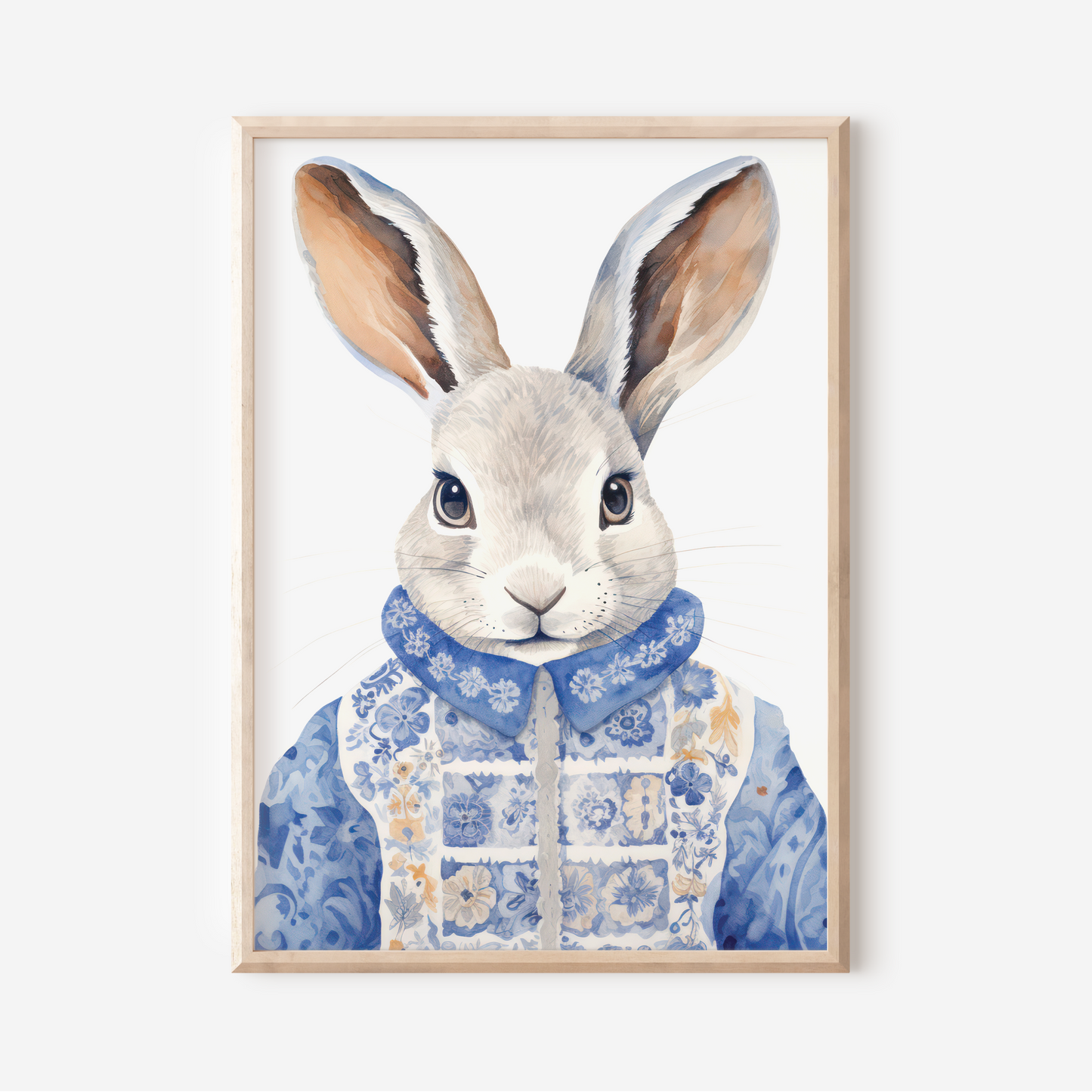 Vintage Winter Bunny | Art Print