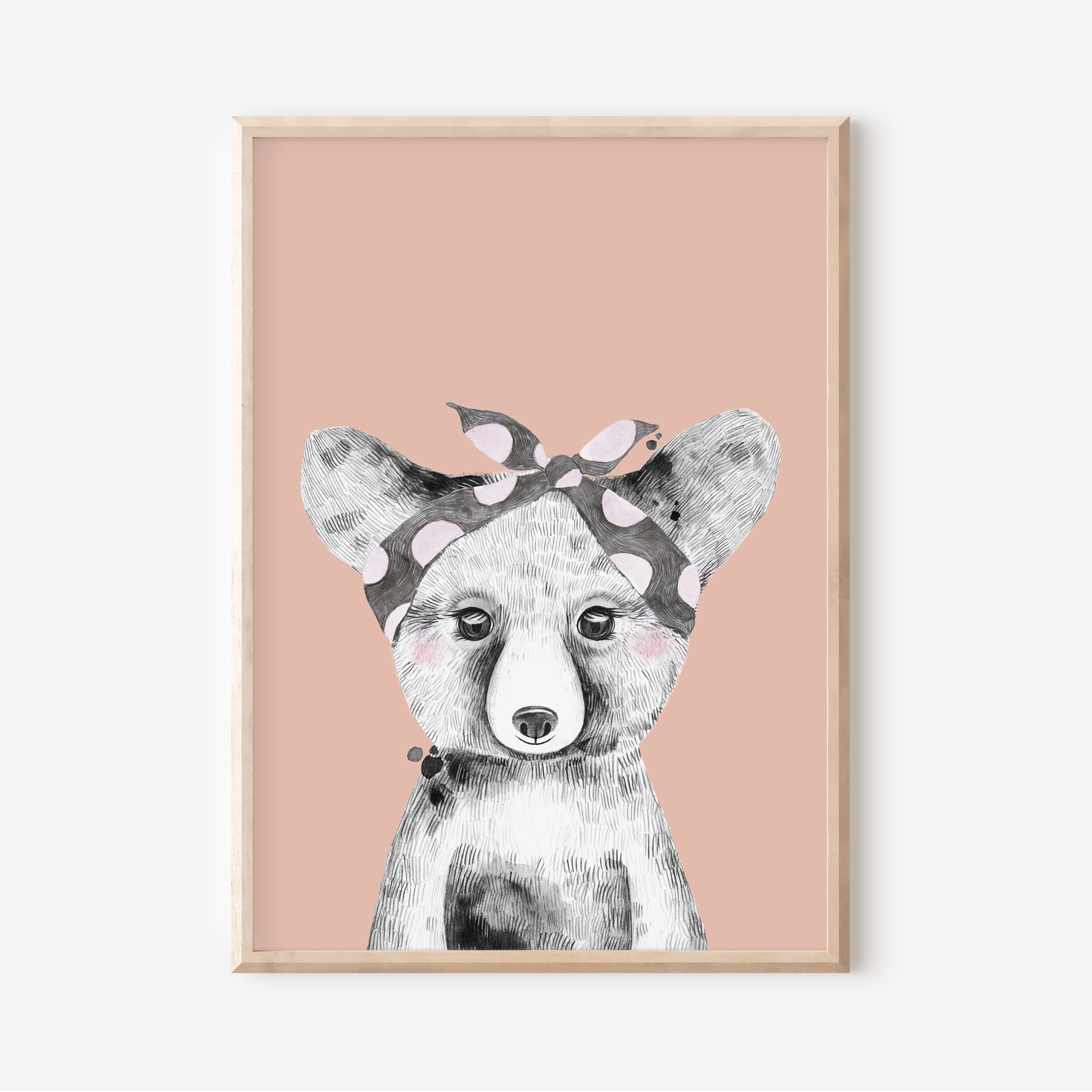 Bella Bear | Art Print – inkling.nz
