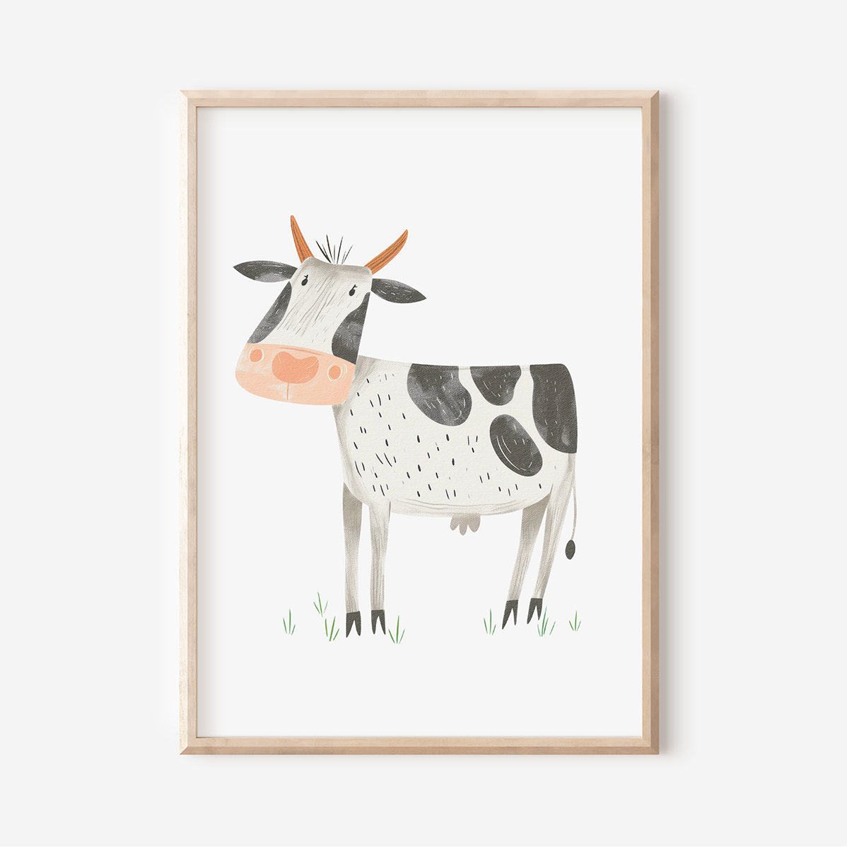 Farmyard Cow | Art Print