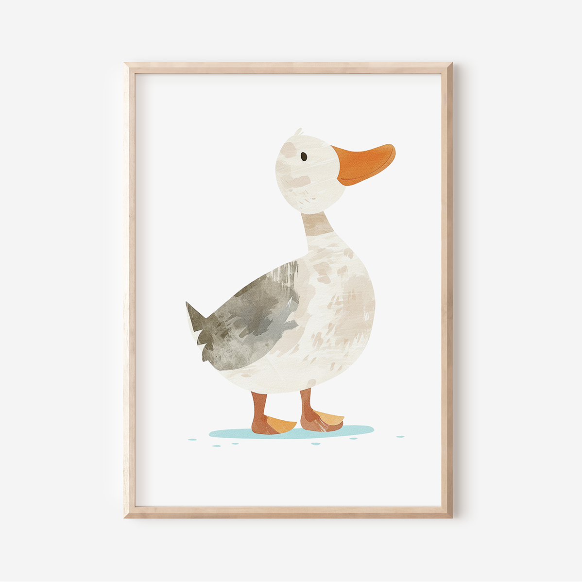 Farmyard Goose | Art Print