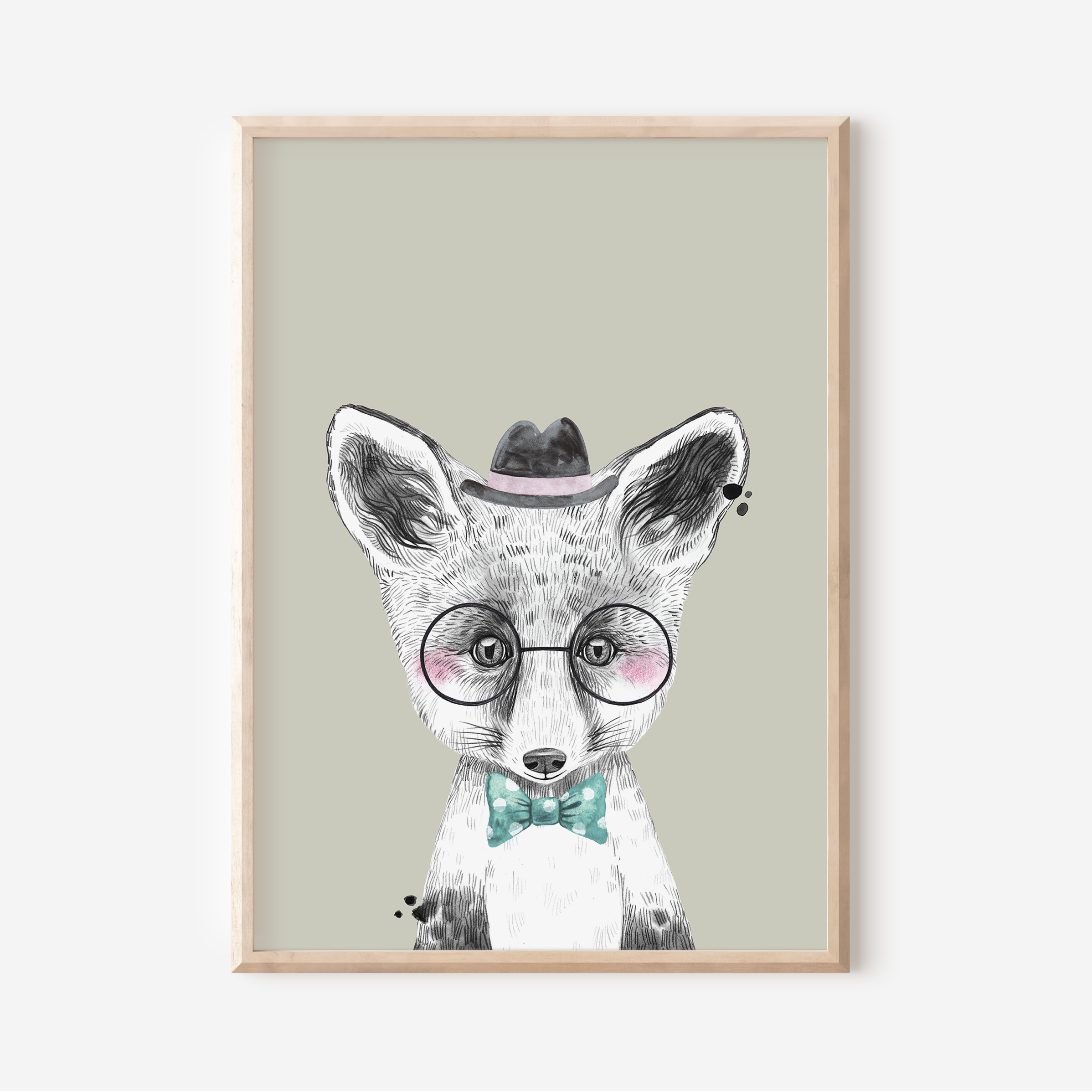 Freddy Fox | Art Print – inkling.nz