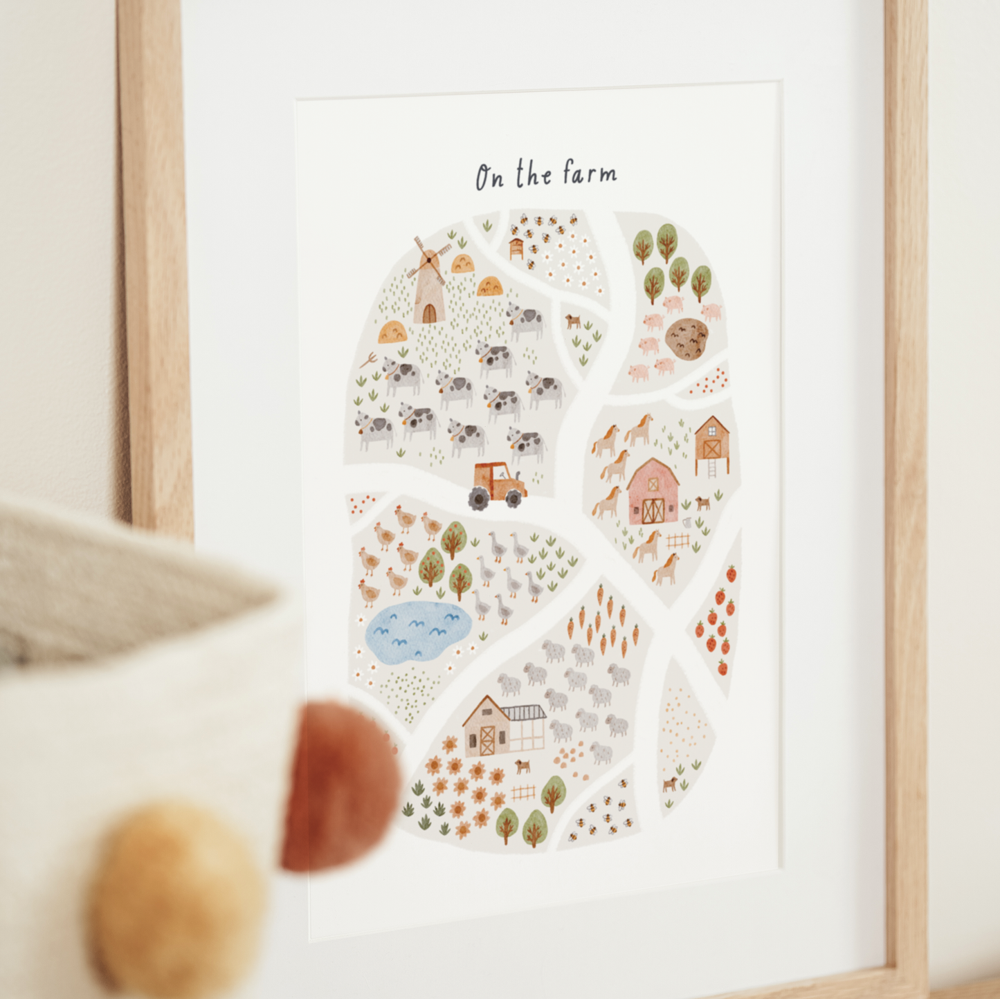 Farm Map | Art Print