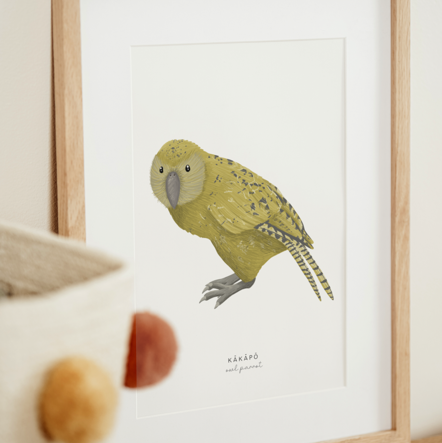 New Zealand Bird - Kakapo | Art Print