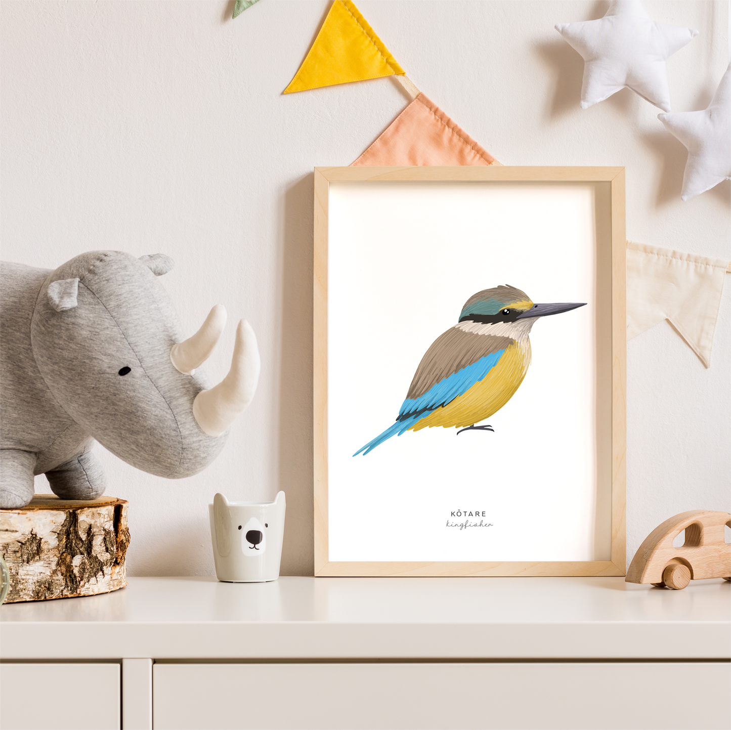 New Zealand Bird - Kingfisher | Art Print