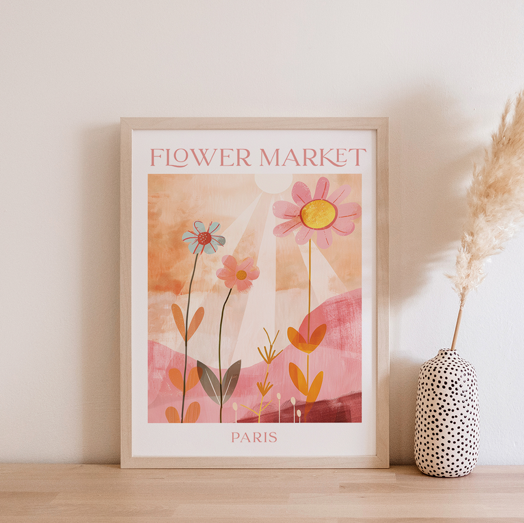 Flower Market Paris | Art Print