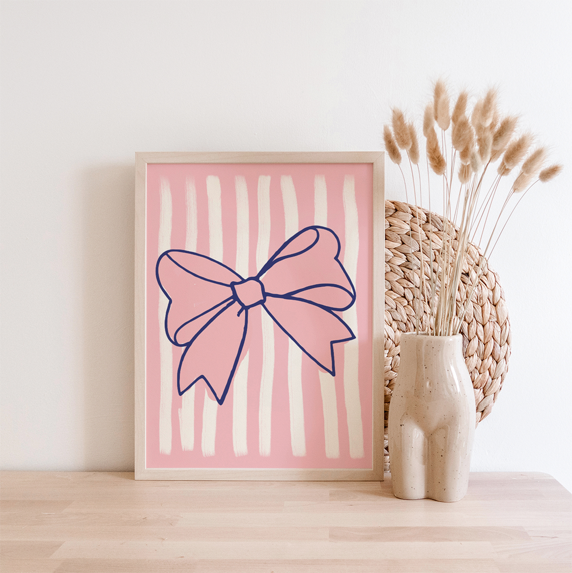 Pink Bow | Art Print