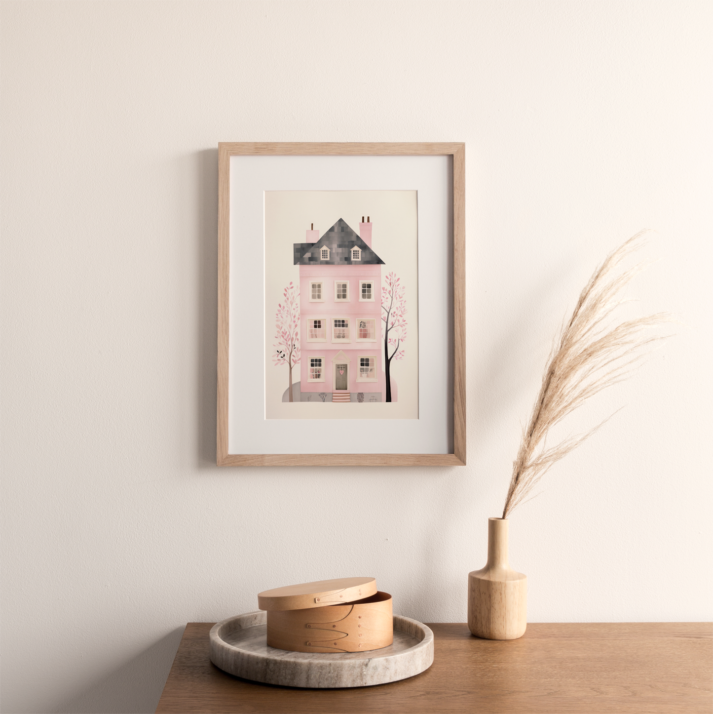 Pink Dollhouse | Art Print