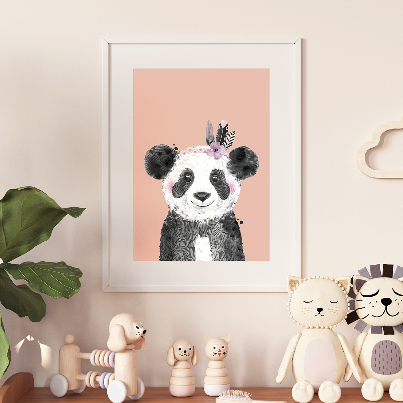 Poppy Panda | Art Print