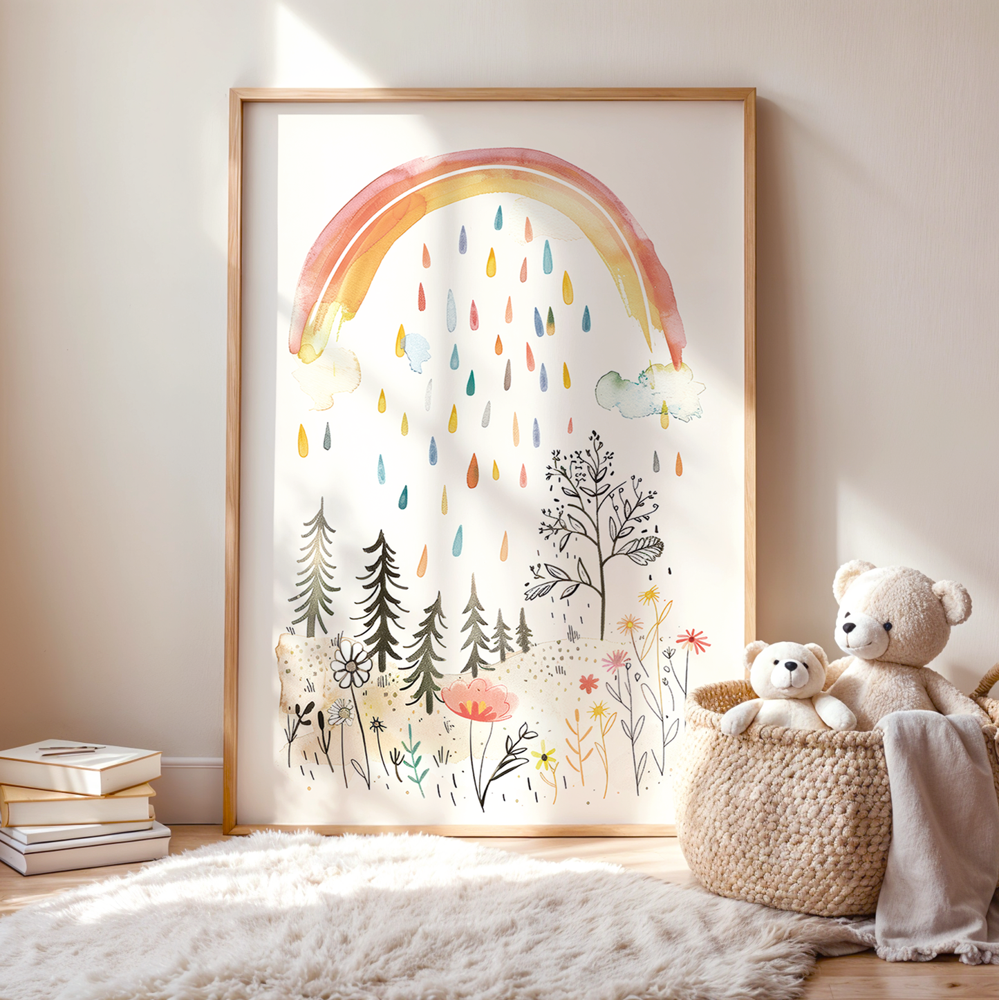 Raining Rainbow | Art Print