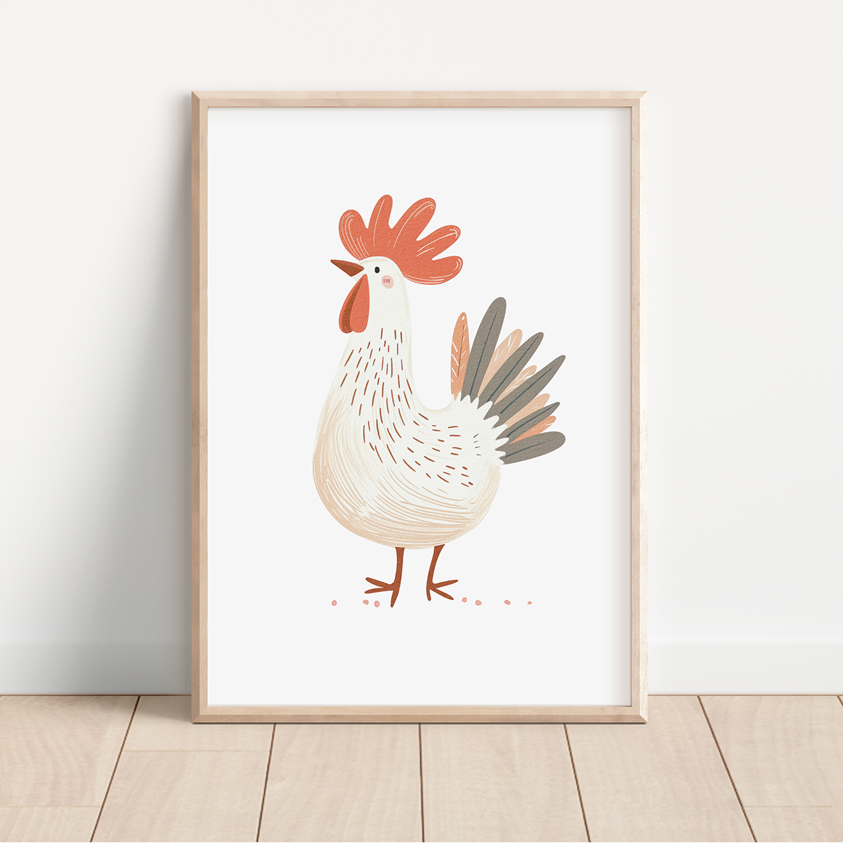 Farmyard Rooster | Art Print