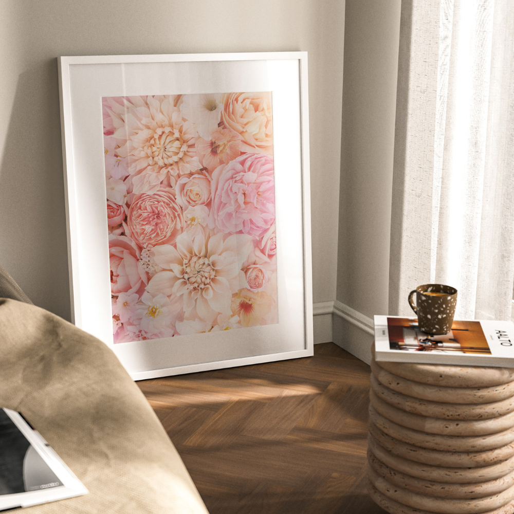 Blooming Dahlias | Photography Art Print