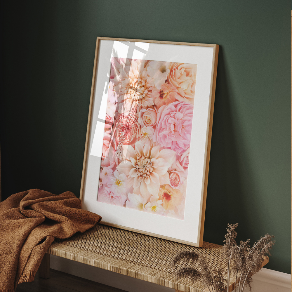 Blooming Dahlias | Photography Art Print